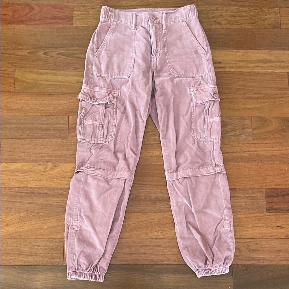 American Eagle Pink Cargo Pants